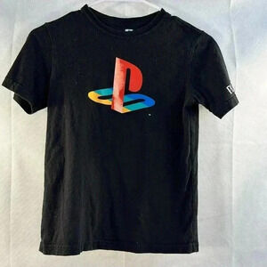 Official Licensed Product PlayStation Boys T-Shirt, Black, Size 8